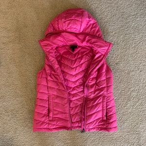 Hot Pink puff vest